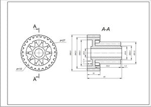 Small gear for the Braun 67001026 grinder