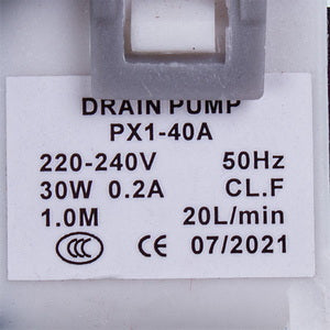 Pump for washing machine 118829482 Haoli 30W PX1-40A (Saturn)