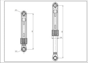 Shock absorber for washing machines Samsung 100N DC66-00343G