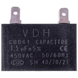 Конденсатор 1.5uF 450V CBB61 (4 клеми) для кондиціонера