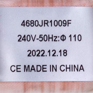 Fan motor for refrigerator LG 4680JR1009F 9W.