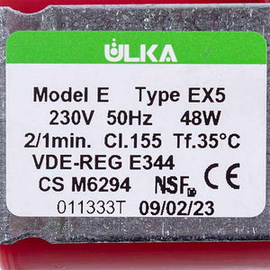 Pump for ULKA 48W Type EX5 coffee maker