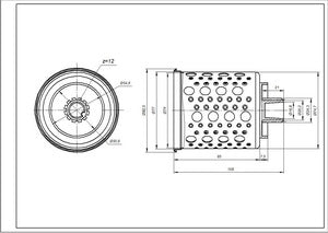 Grater drum (for cheese and cheese) for meat grinder Zelmer \ Bosch 86.4060 00798130