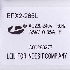 Pump (pump) for Indesit washing machine C00283277 LEILI 35W BPX2-285L