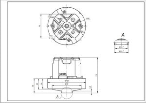 Vacuum cleaner motor Philips 432200900691 Domel D=120/92mm H=30/114mm