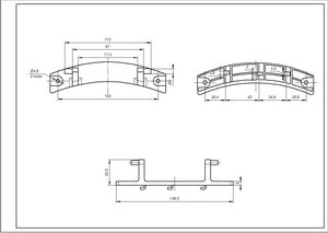 Door hinge for washing machine Samsung DC61-01632A