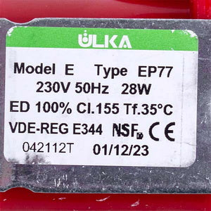 Насос для мийного пилососа 28W ULKA Type EP77 230V Zelmer \ Bosch 616.0045 00756414