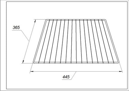 Решітка для духовки 445x365mm Ariston, Indesit C00081578