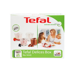 Set of jars for Tefal XF100110 yogurt maker (6 pcs.)