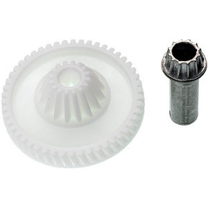 Gear with metal shaft for food processor Bosch 00622182