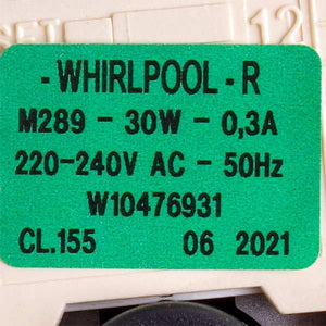 Помпа (насос) для пральної машини Whirlpool 481010584942 ROHS (в зборі) 30 Вт B25-6A (контакти спарені спереду)