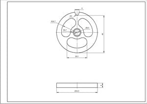 Grill for sausage for meat grinder NR5 Zelmer \ Bosch D=54mm