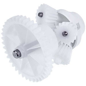 A set of gears for a Kenwood food processor KW706628