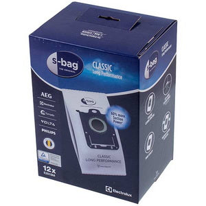 Bag set E201M S-BAG Classic Long Performance for vacuum cleaner Electrolux 900168481