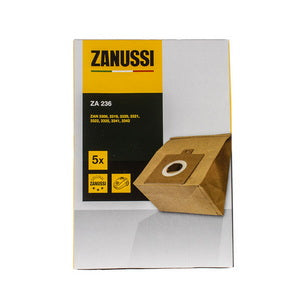 Set of paper bags (5 pcs) for Zanussi ZA236 vacuum cleaner 900166461