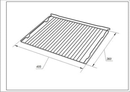 Решітка для духовки Gorenje 414283 405х360mm
