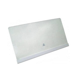 Полиця над ящиком для овочів у холодильник Indesit C00263217 520x320x4mm (скляна)