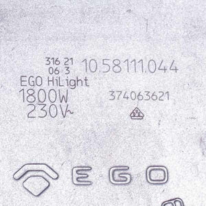 Hotplate for glass-ceramic surface Electrolux D=180mm 1800W 3740636216