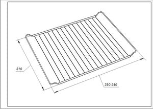 Sliding grid for oven 390-540x310mm 300CU42 (universal)