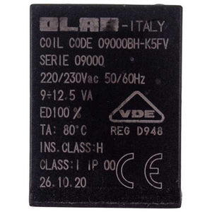The solenoid valve coil of the OLAB 6000BH/K5FI Q007 coffee maker