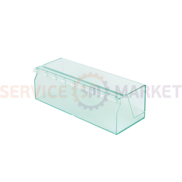 Door shelf (upper, large) with lid for refrigerator 290x110x95mm (with logo) Liebherr