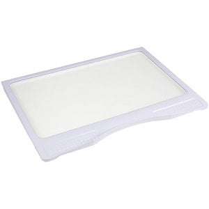 Полиця над ящиком для овочів у холодильник Samsung DA67-01469A 480x365mm (скляна, з обрамленням)