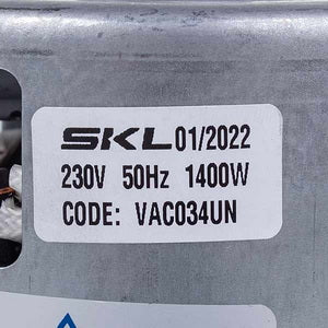 VAC034UN SKL motor for a vacuum cleaner 1400W (with protrusion)