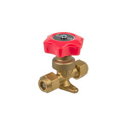 Кран ручний (клапан) для кондиціонера 3/8" VAHV-3/8F (HAHV-3/8F)