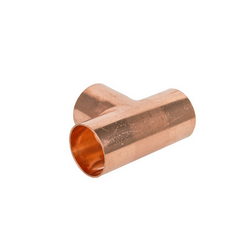 Copper tee for air conditioner 3 x 1 5/8"