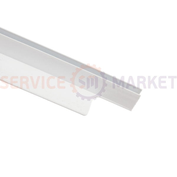 Frame back glass shelf for refrigerator. Snaige white