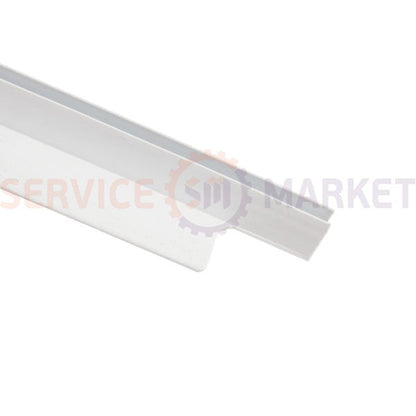 Frame back glass shelf for refrigerator. Snaige white