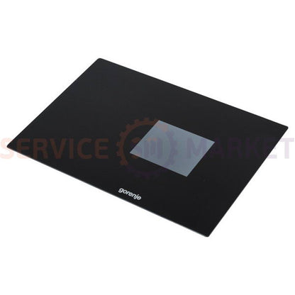 External door glass for microwave oven 375x263mm Gorenje