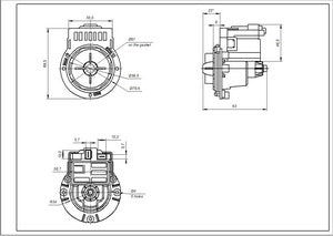 Pump for washing machine Askoll 30W M332 RC0480/T2124 Mod.M332 (aluminum winding)