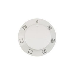 Oven mode control knob for Gorenje stove white