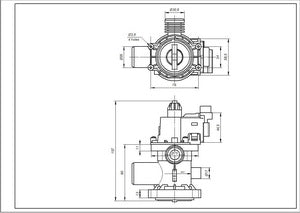 Pump for washing machine Atlant 908092000906 Hanyu 30W B20-6AZC