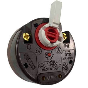 RTD thermostat 74/92°C + lamp outputs for RECO boiler