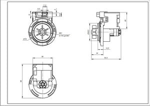 Pump 30W KEBS111/093 for washing machine 786729