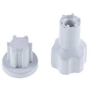 Set of couplings (2 pieces) of the main bowl 2000ml for food processor Braun 67051112