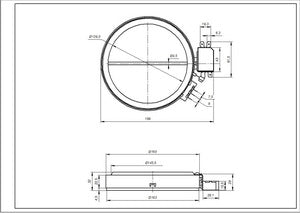 Hotplate for glass-ceramic surface Indesit C00139052 1200W