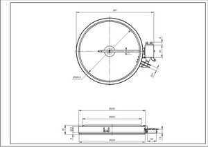 Конфорка 2200/750 Вт для стеклокерамической поверхности Electrolux 140057321014