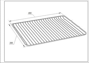 Oven rack Electrolux 140064006012 466x385mm