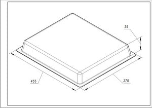 Deco HZ632070 455x375x39 мм для духовки Bosch 11029049