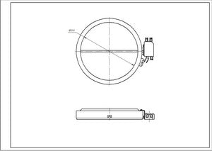 2300W burner for glass ceramic surface Gorenje 554329