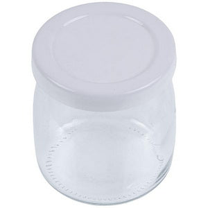 Jar (cup) for yogurt maker Gorenje 623737 (with lid)