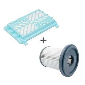 A set of HEPA filters 2 pcs. FC8047 + FC8044/01 for Philips vacuum cleaners 432200493320, 432200039090