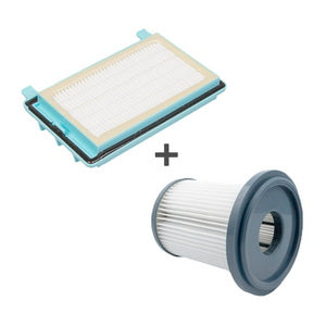 A set of HEPA filters 2 pcs. FC8047 + FC8044/01 for Philips vacuum cleaners 432200493320, 432200039090