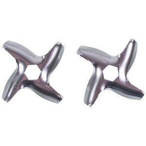 Moulinex SS-192595 grinder knife set (2 pcs.) D=45mm s=4.5mm Hole: hexagonal