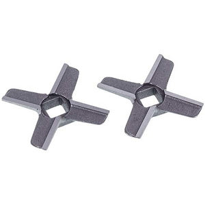 Set of knives for Zelmer grinder 00755469 ZMMA018X (2 pcs.) D=54mm s=9mm Hole=10x10mm NR8