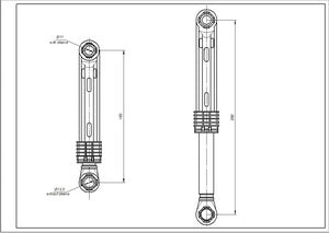 Амортизатор бачка пральної машини LG 80N 4901ER2003B