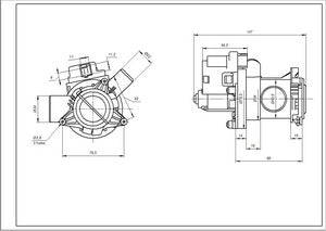 Pump B15-6AZ for Beko washing machine 2880401800